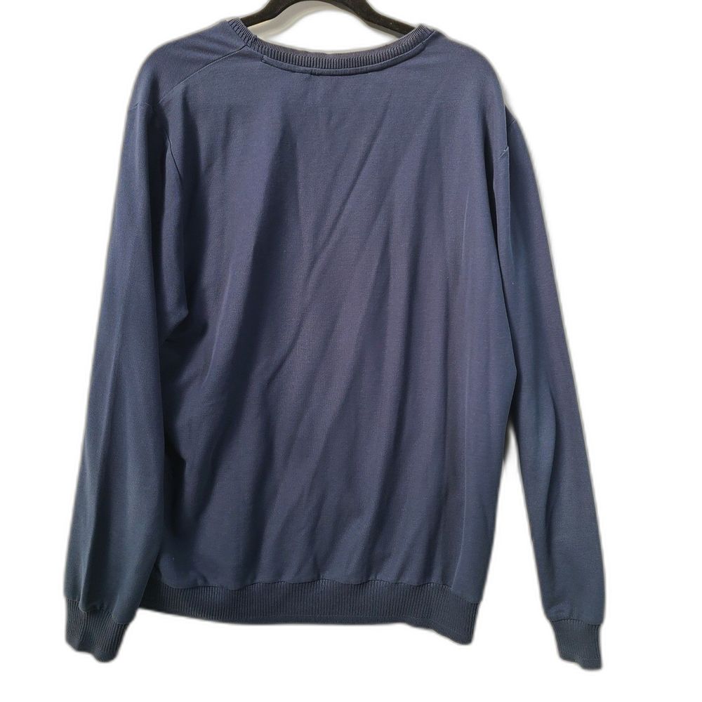 Joseph Abboud Men's Long Sleeve Navy Blue Crew Neck Sweater Size XL - Picture 2 of 7